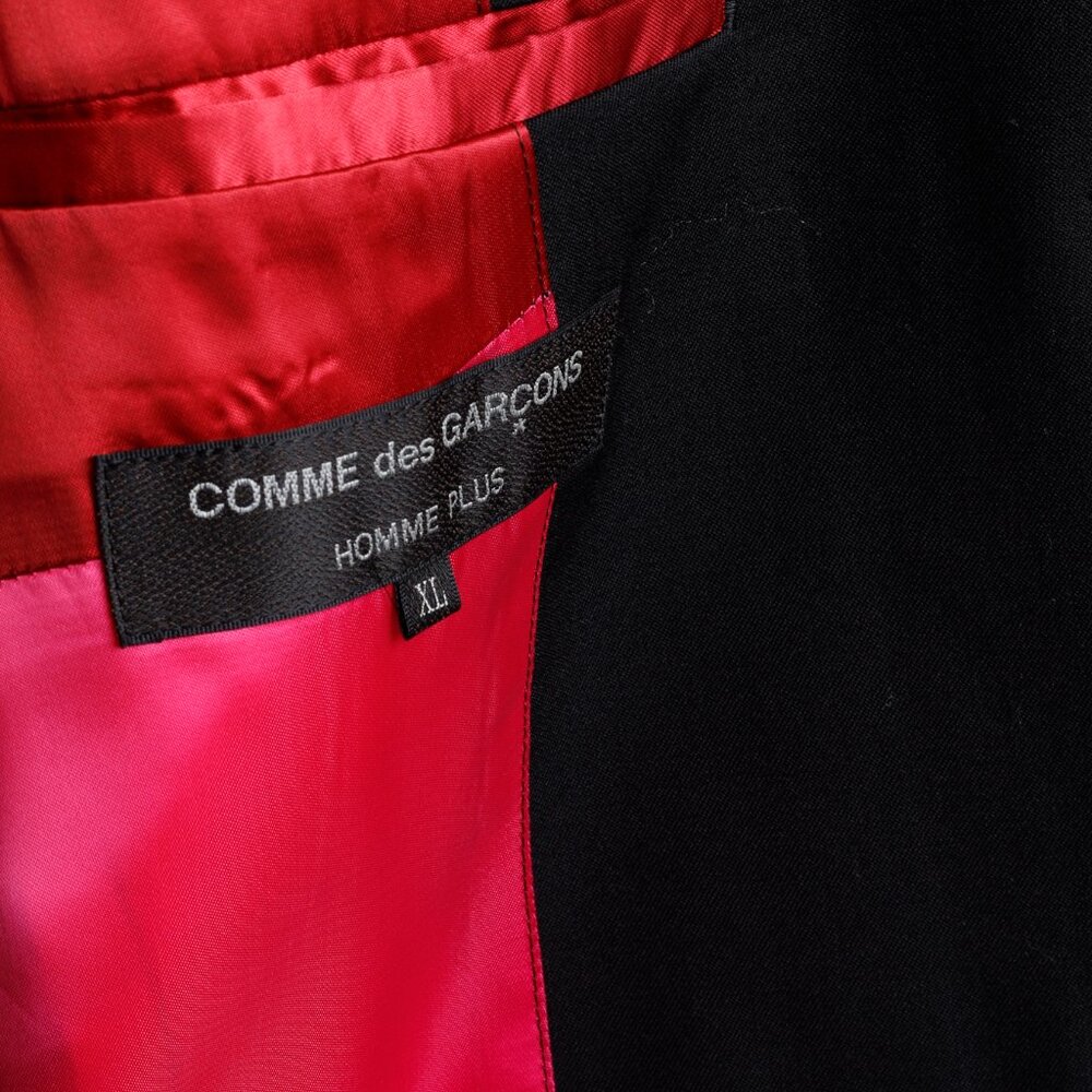 Comme Des Garcons Homme Plus 2017 Black Blazer Multi-Colour Lining - Picture 15 of 16